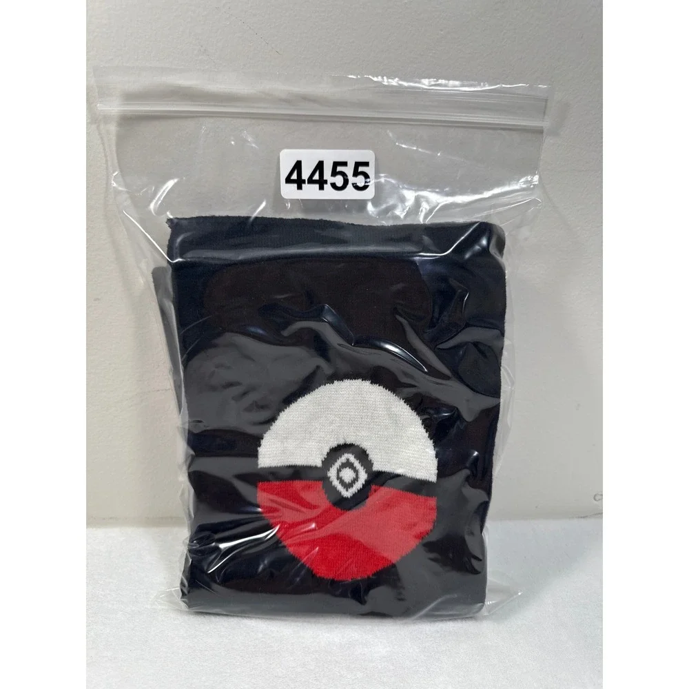 Pokemon Pokeball Nintendo Gotta Catch Em‎ Scarf 74x7 Winter Knit Black/Red/Blue